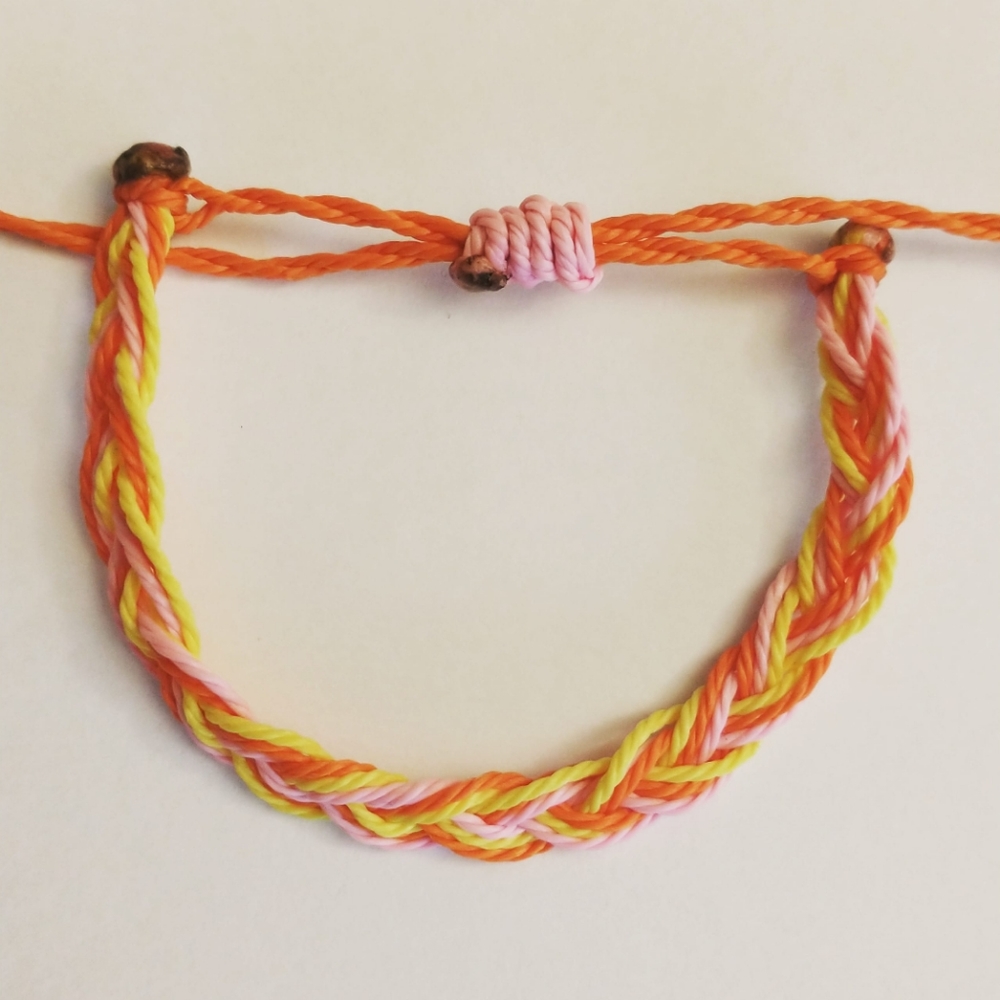 Tutty Fruity Braided Wax Thread bracelet